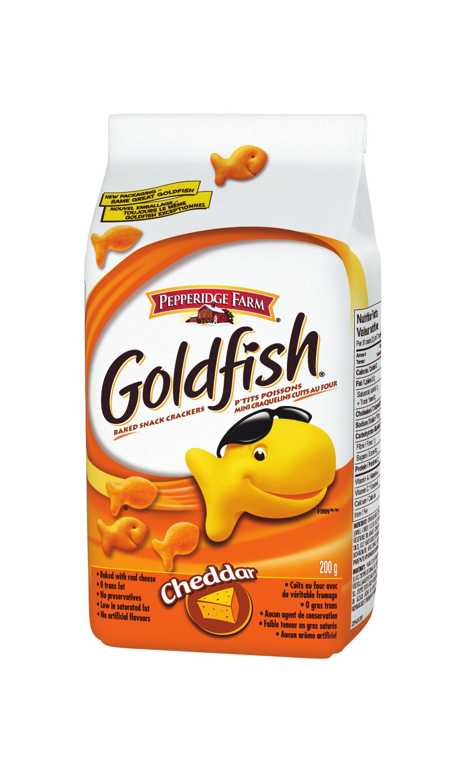 Campbell Goldfish Cheddar 
Crackers 200g 24/cs