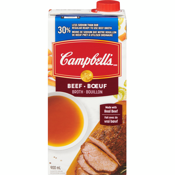 Campbell&#39;s Beef Broth No Salt Added