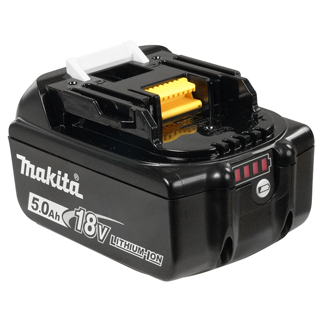 Makita 18V LI-ION BATTERY (5.0  AH) 2 pack with Charge Level 
