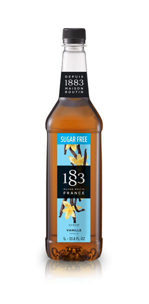 1883 Vanilla Sugar Free Syrup 1L 6/cs