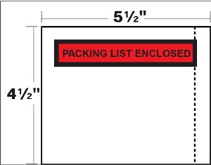 Packing Slip Envelopes BC101  4.5x5.5 1000/bx 