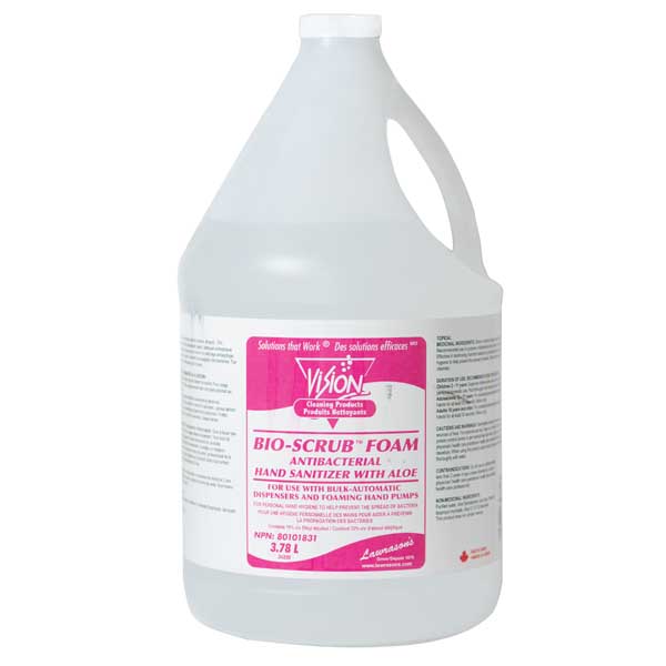 BioScrub Foam Hand Sanitizer  70% 3.78L 4/cs