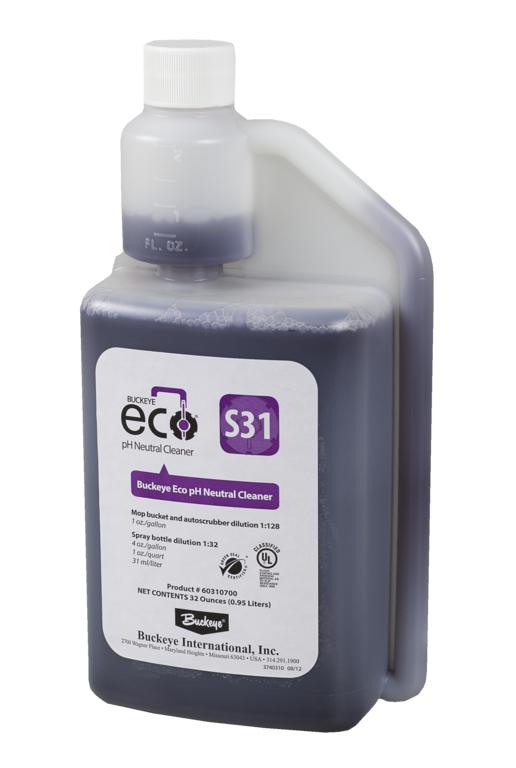 S31 Buckeye ECO PH Neutral  Floor Cleaner Squeeze &amp; Pour 