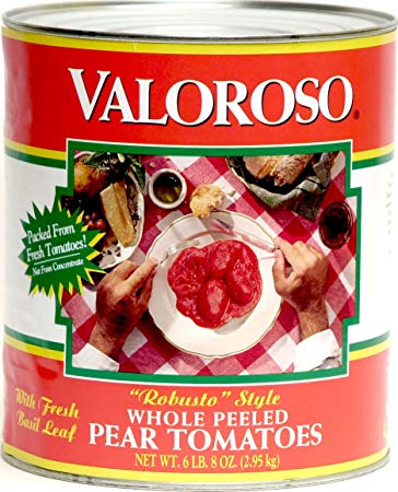 Saputo Valoroso Whole Pear Tomatoes 6x100oz