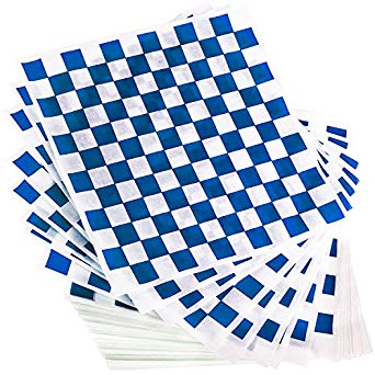 Basket Liner Blue Checkered 2000/Case