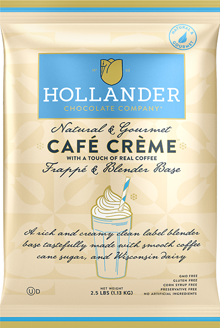 Hollander Cafe Creme w/Coffee  Powder Base 10x2.5LB