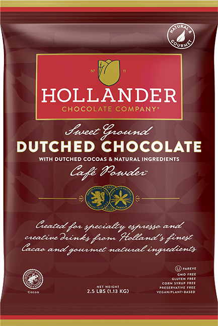 Hollander Sweet Ground Dutched Chocolate Powder 10x2.5LB