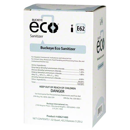 Buckeye ECO E62 Sanitizer 4/1.25L