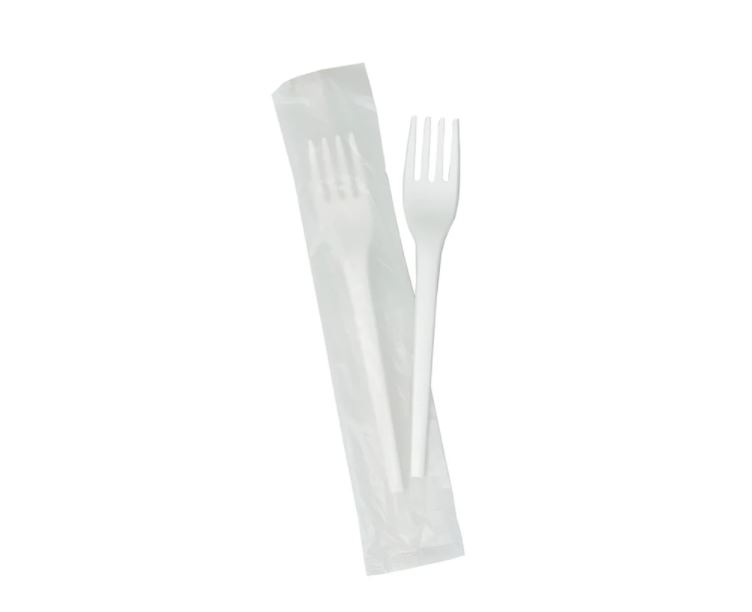 EcoGuardian Wrapped Fork  Compostable 750/cs
