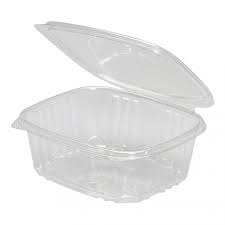 Genpak 32oz Clear Hinged Container 200/Case
