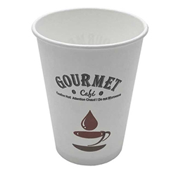 Genpak 12oz Gourmet-Cafe Paper Hot Drink Cup 1000/Case