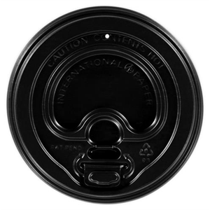 Black Dome Lid for Hot Cup 10-24oz 1000/Case