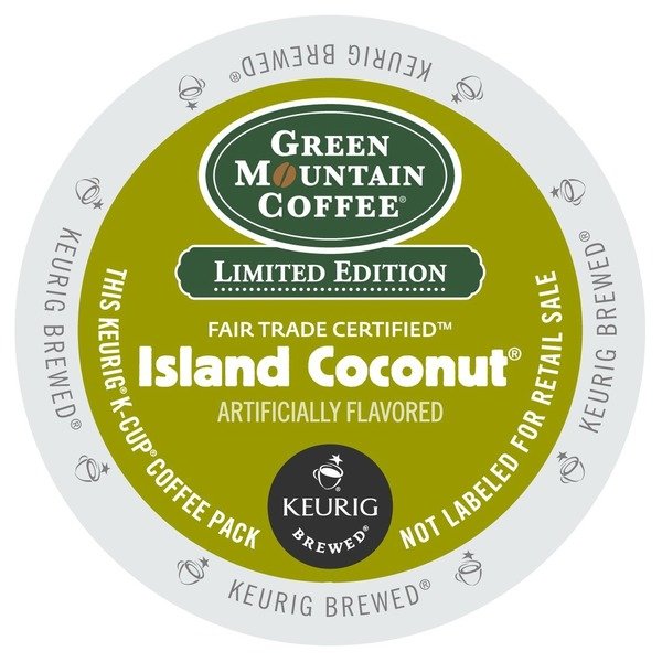 Green Mountain Island Coconut K Cup 24/Box