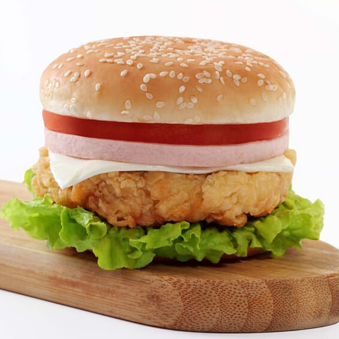 Olymel Galco &quot;Breast o Chicken&quot; Breaded Burger 5oz