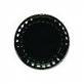 Catering Tray Round 18&quot; Flat Black Base