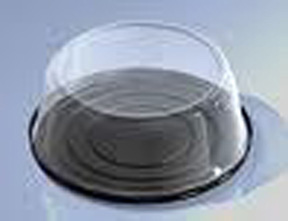 Showcake 10&quot; Combo Shallow Clear Base/Clear Dome