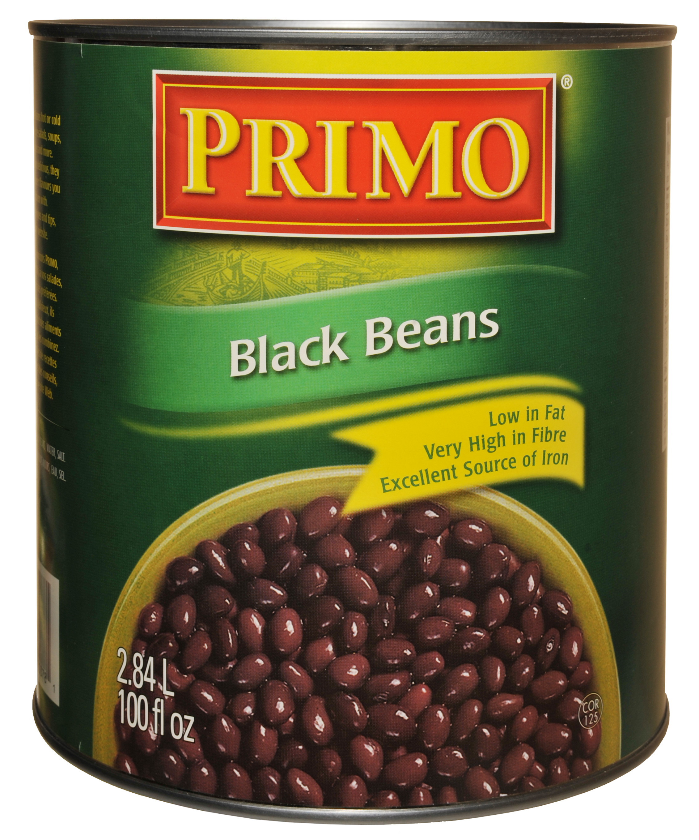 Primo Black Beans 6x100oz