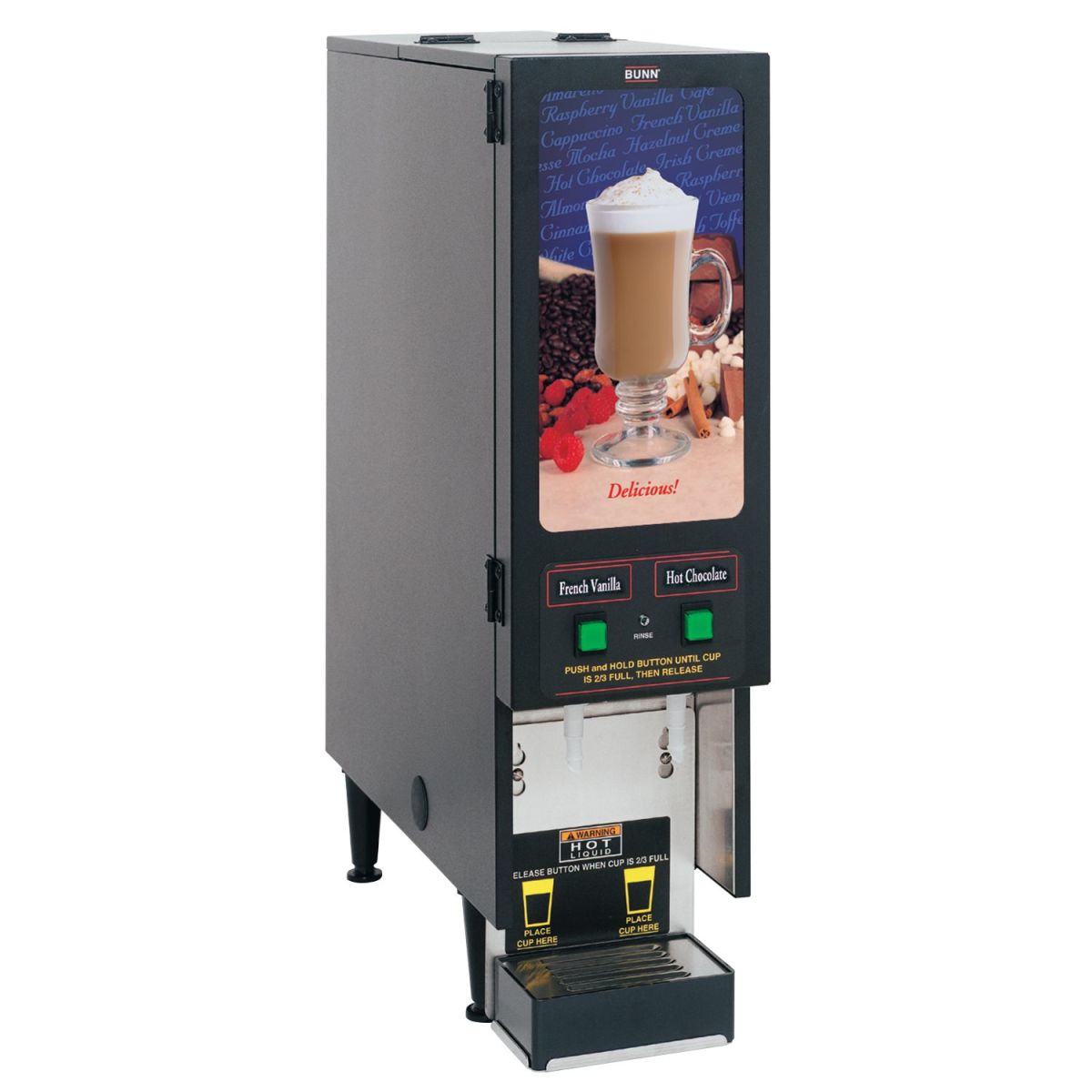 Bunn Hot Chocolate/Cappuccino  Dispenser w/2 Hoppers