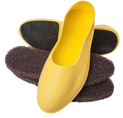 Globe Yellow Stripping Boots 
Kit X-LARGE (Includes Pads) 