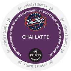 Timothy&#39;s Chai Latte K Cup 24/Box
