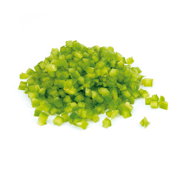 Alasko IQF Diced Green Peppers 6x2kg