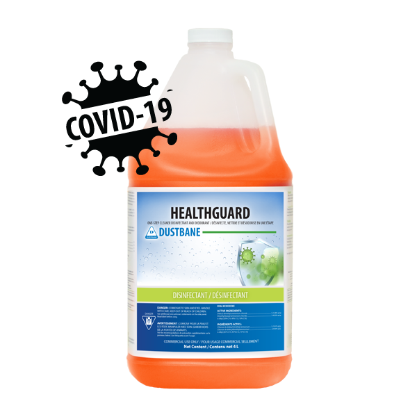 Healthguard One-Step Cleaner 
Disinfectant &amp; Deodorant (DIN  
02505495) 4L 4/cs