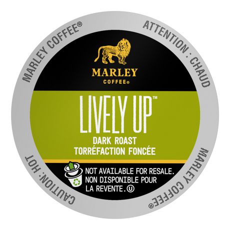 Marley Lively Up Coffee Kcup 4/Case 24/Box