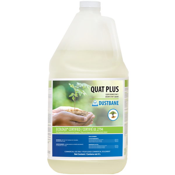 Quat Plus Ecologo Certified 4L Liquid Disinfectant 